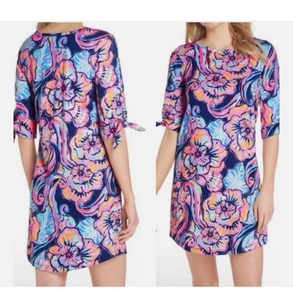 Lilly Pulitzer Dress size S Preston Nauti Navy Bateau Coquette Summer Resortcore